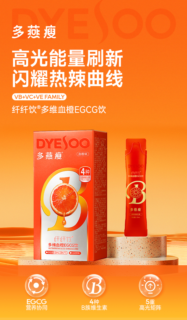 多燕瘦纤纤饮多维血橙EGCG饮产品详情第1部分